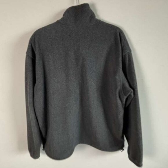 Columbia Mens Full Zip Long Sleeve Fleece Light Jacket Charcoal Grey Size Medium - Picture 7 of 9